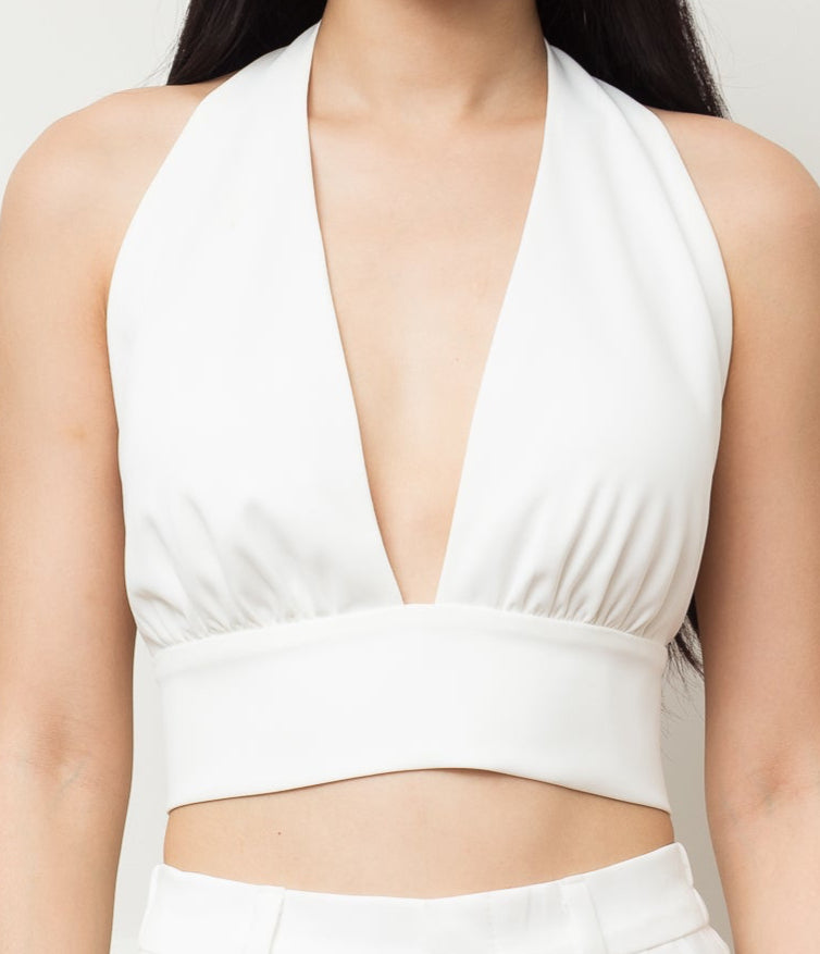 The Serene Halter Crop