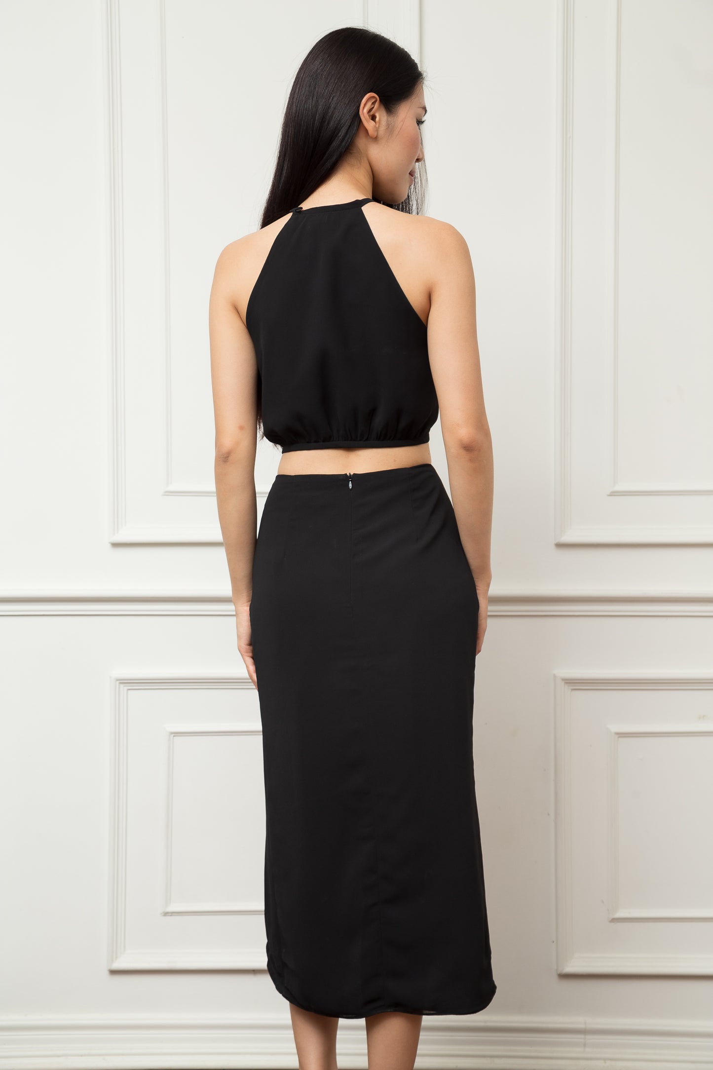 The Whisper Halter Crop