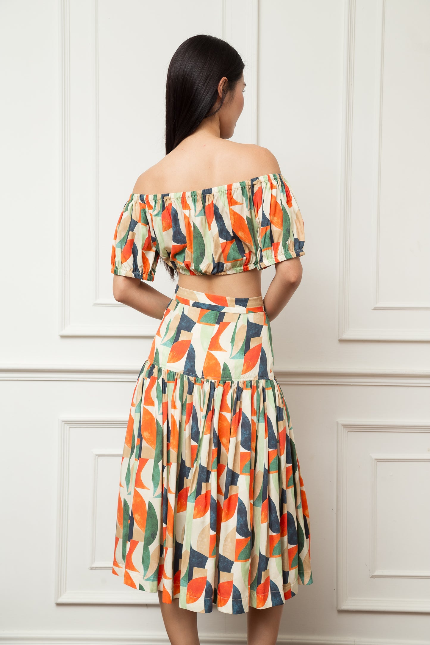 The Flow Midi Skirt