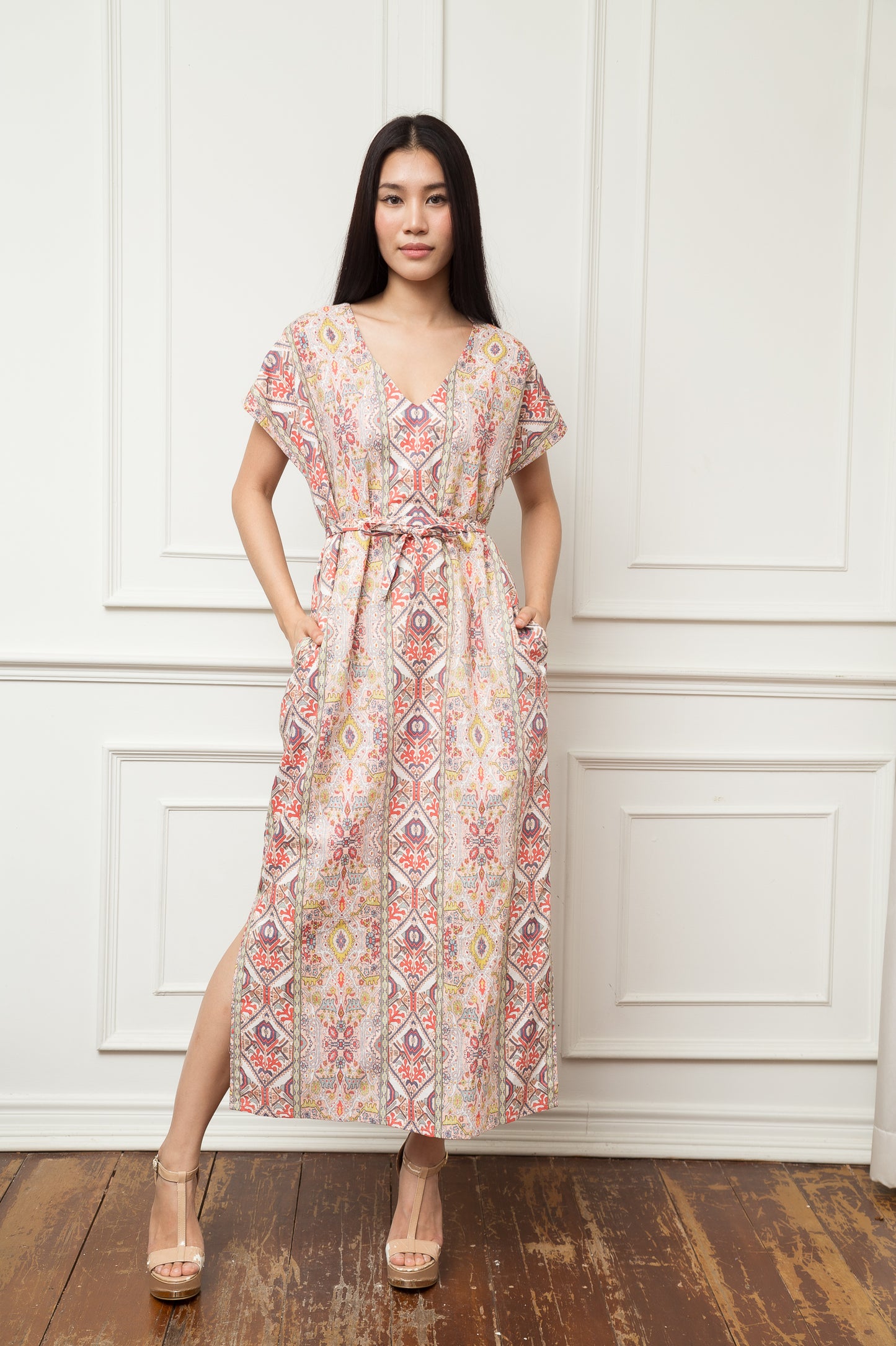 The Belted Bloom Midi