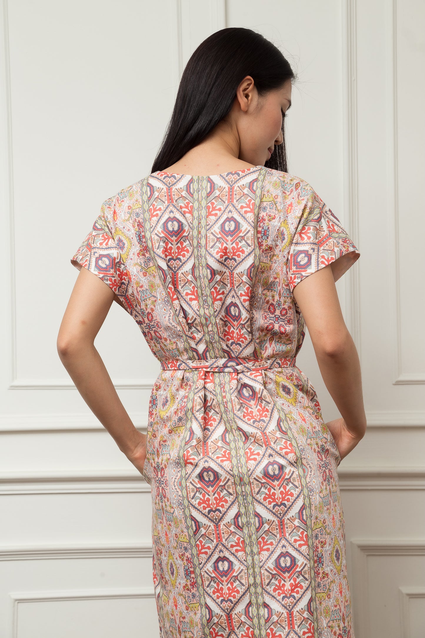The Belted Bloom Midi