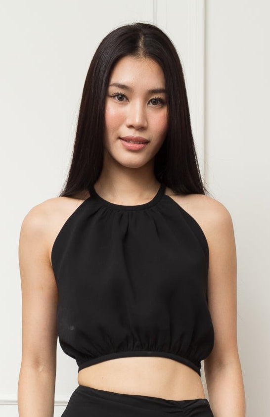 The Whisper Halter Crop