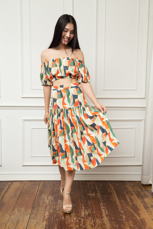 The Flow Midi Skirt