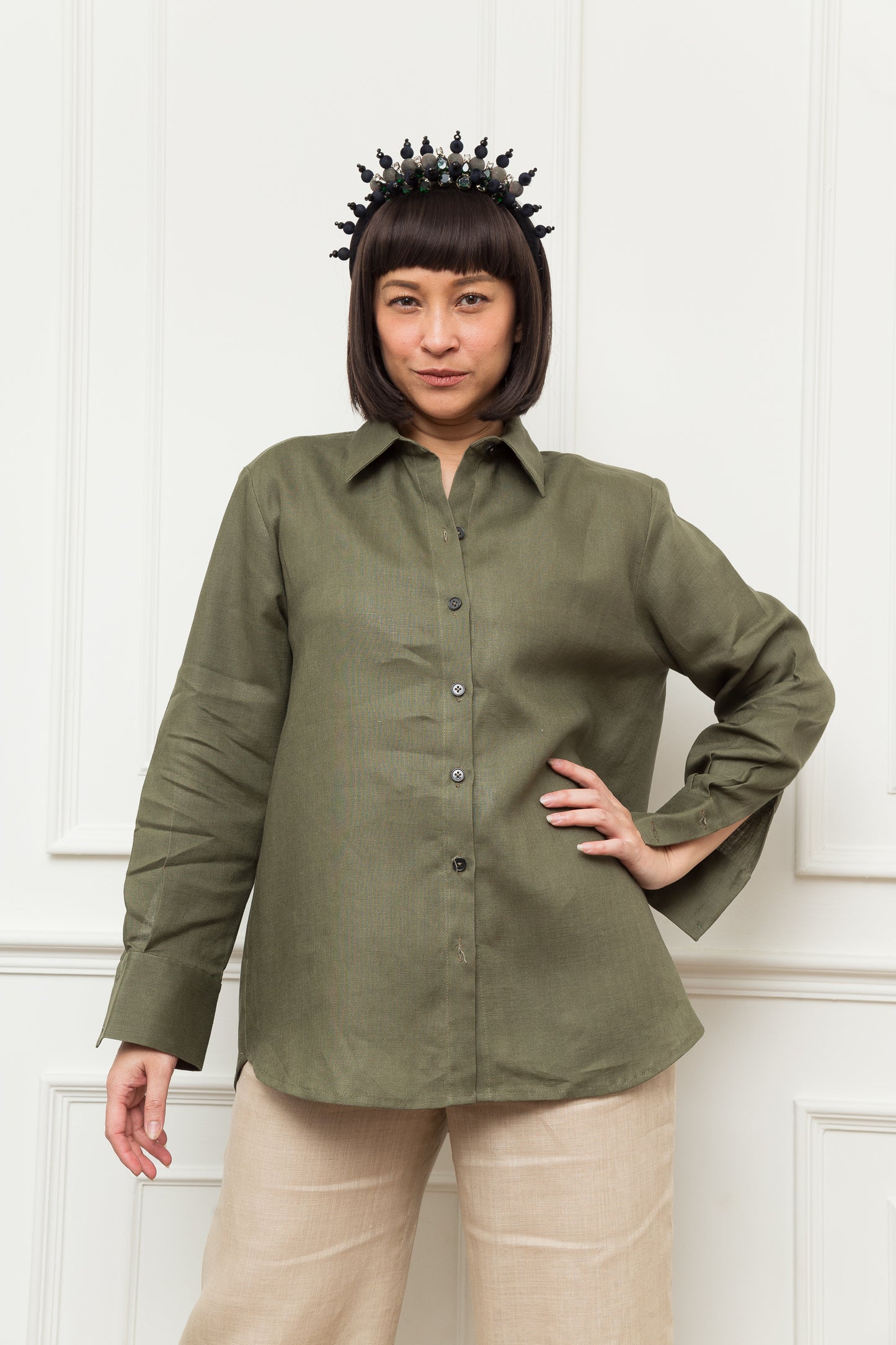 The Azure Linen Shirt